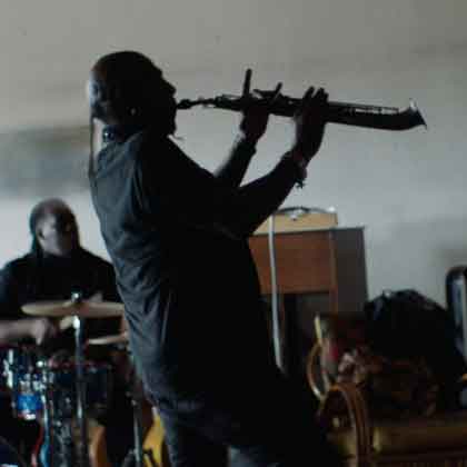 Dave McMurray playing instrument