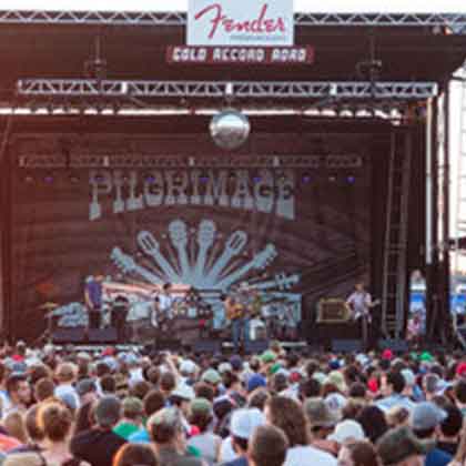 fender premium audio stage at the pilgrimage festival